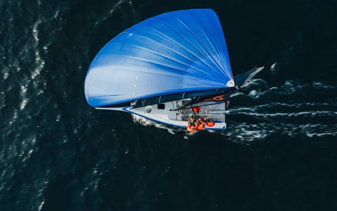Cape 26 hits the water in False Bay, Cape Town