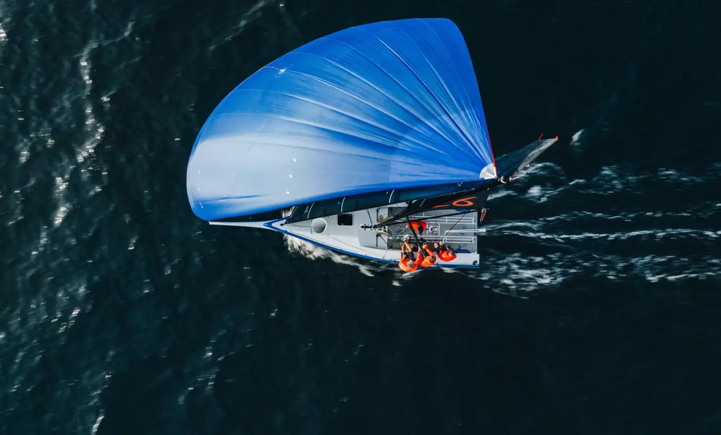 Cape 26 hits the water in False Bay, Cape Town